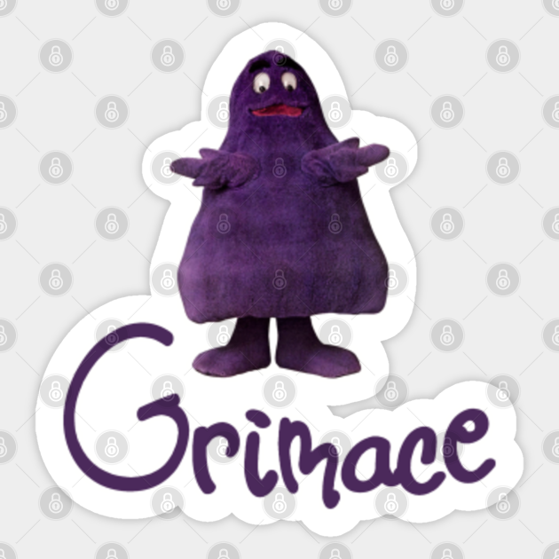 Grimace Grimace Sticker TeePublic